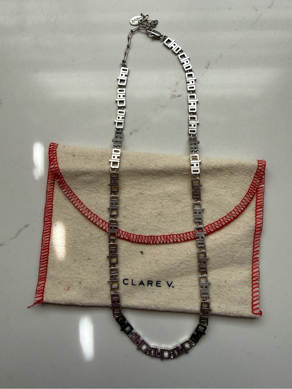 Clare V “Ciao” necklace